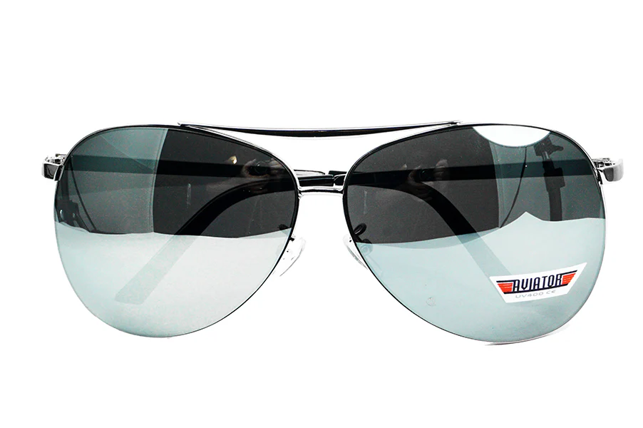 Military Style Aviator Sunglasses - Image 4