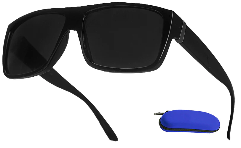 Cat 4 Super Dark Square Locs Sunglasses - Image 2