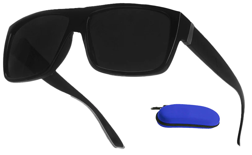 Cat 4 Super Dark Square Locs Sunglasses - Image 4