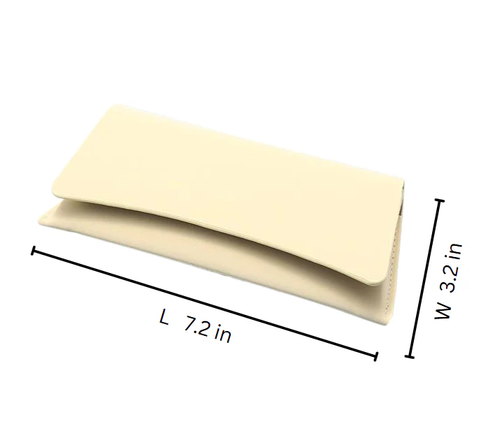 Chic leather magnetic sunglass case for women - Image 2