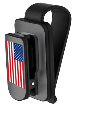 American Flag Ultra Light Large Zipper Case with Belt Clip - Image 4