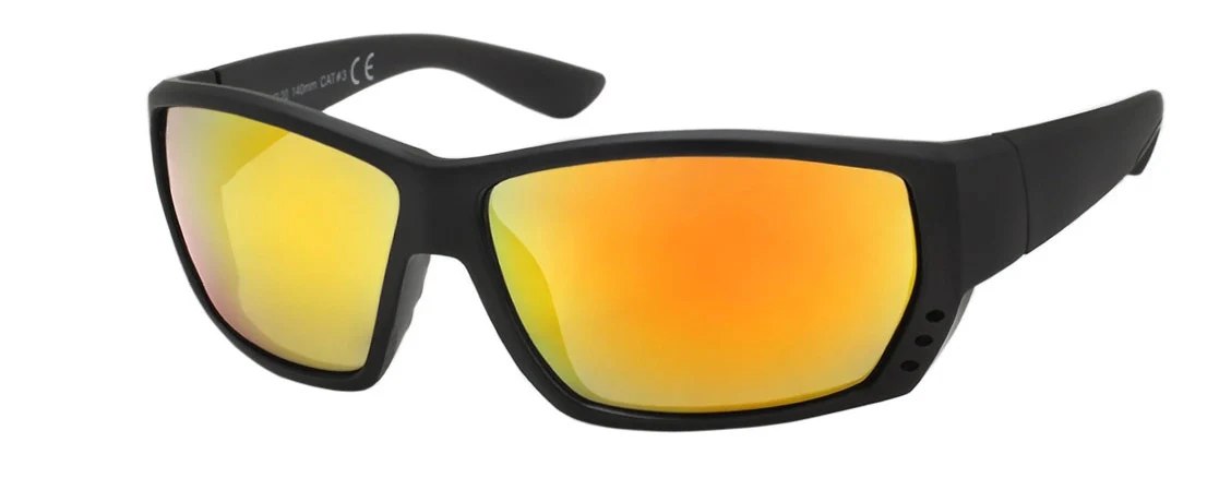 Dark Reflective Sports Sunglasses - Image 3