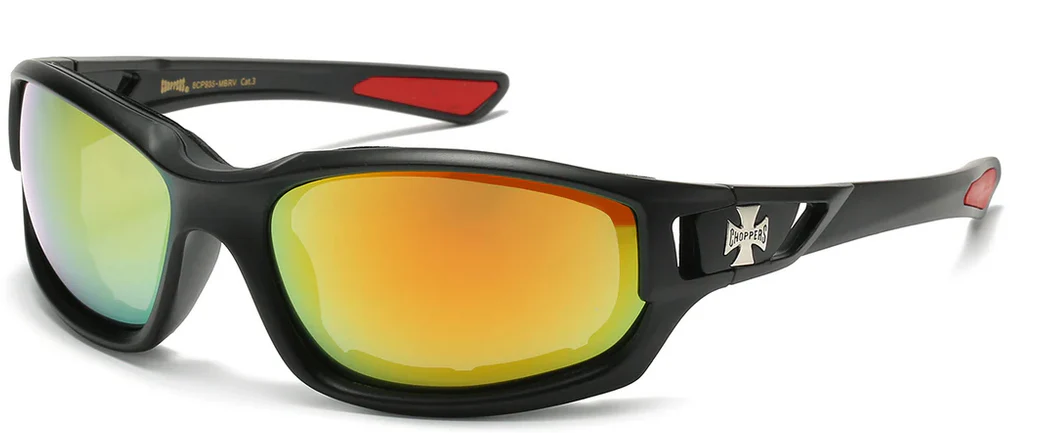 Foam Padded Motorcycle & Bikers Sunglasses - Image 4