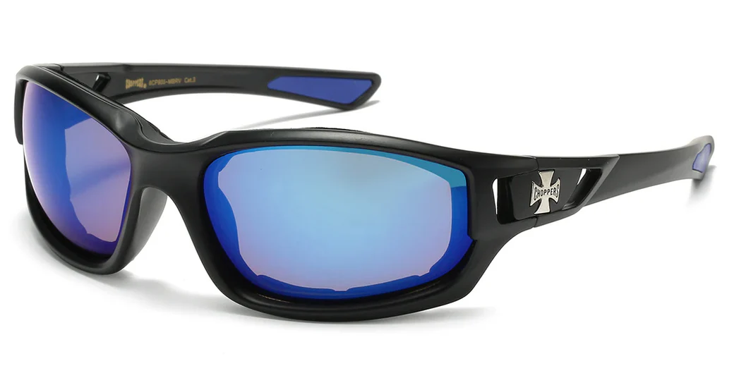 Foam Padded Motorcycle & Bikers Sunglasses - Image 5
