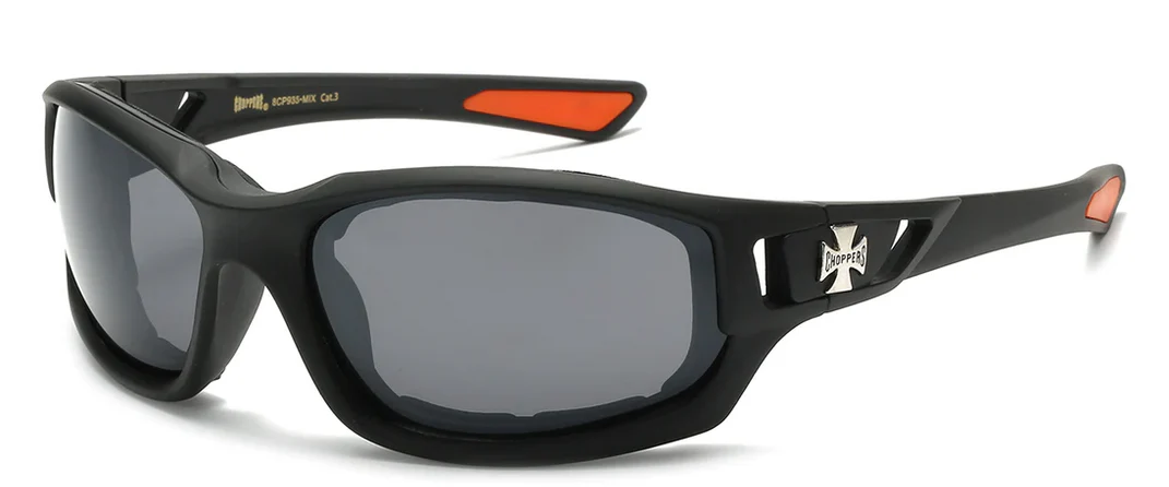 Foam Padded Motorcycle & Bikers Sunglasses - Image 4