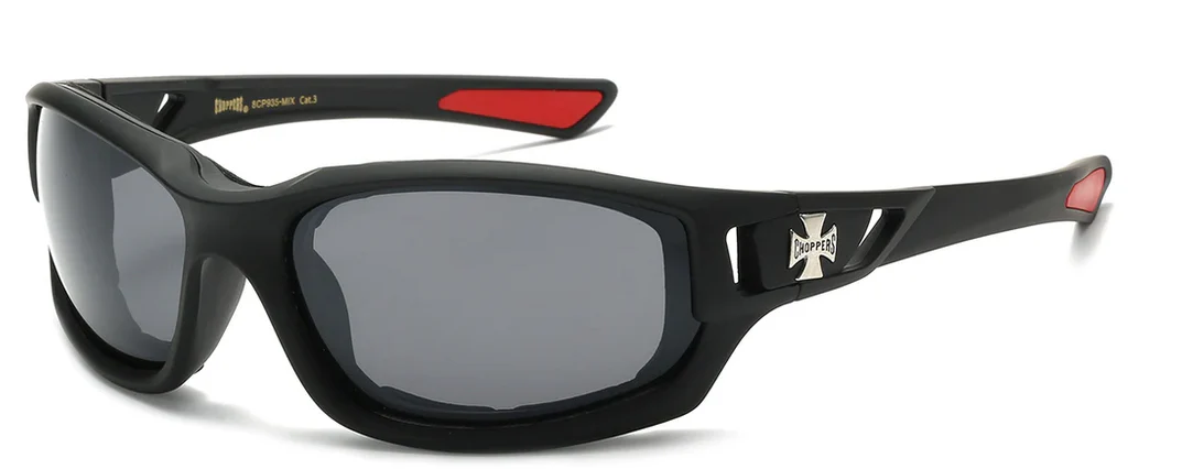 Foam Padded Motorcycle & Bikers Sunglasses - Image 6
