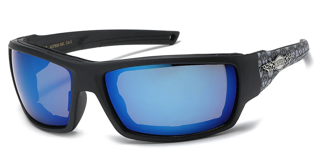 Foam Padded Motorcycle & Bikers Sunglasses - Image 3