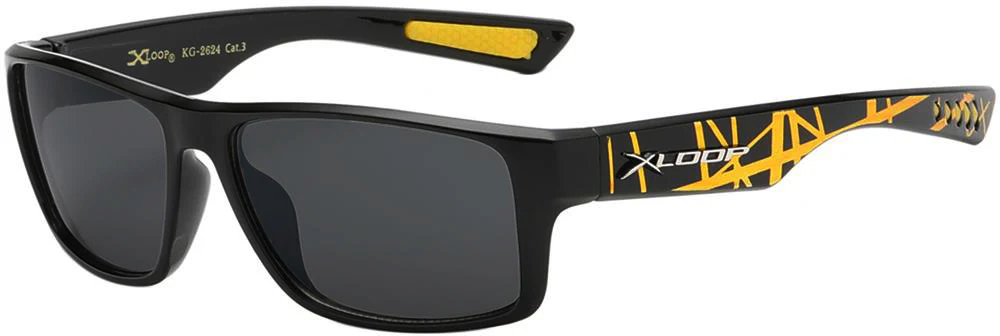 Junior XLOOP Splash Print Sports Sunglasses - Image 3