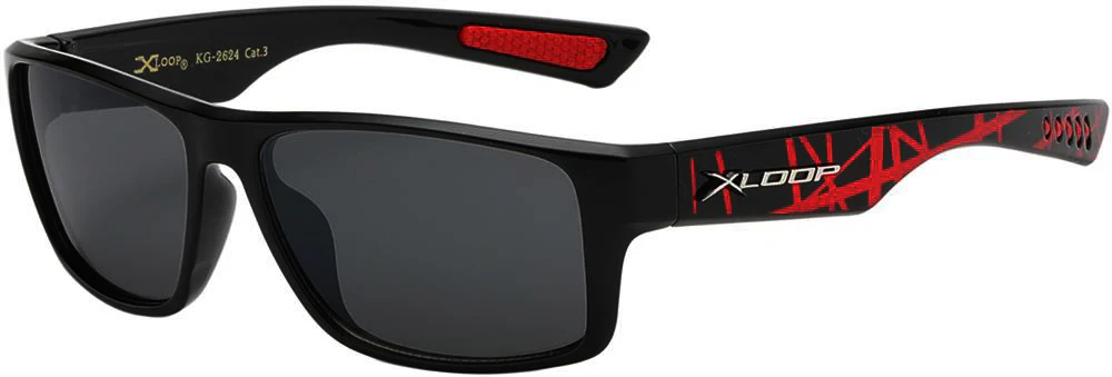 Junior XLOOP Splash Print Sports Sunglasses - Image 4