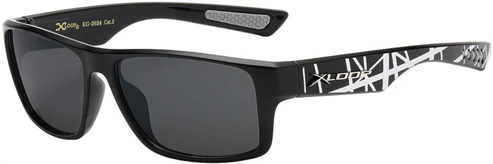 Junior XLOOP Splash Print Sports Sunglasses - Image 6