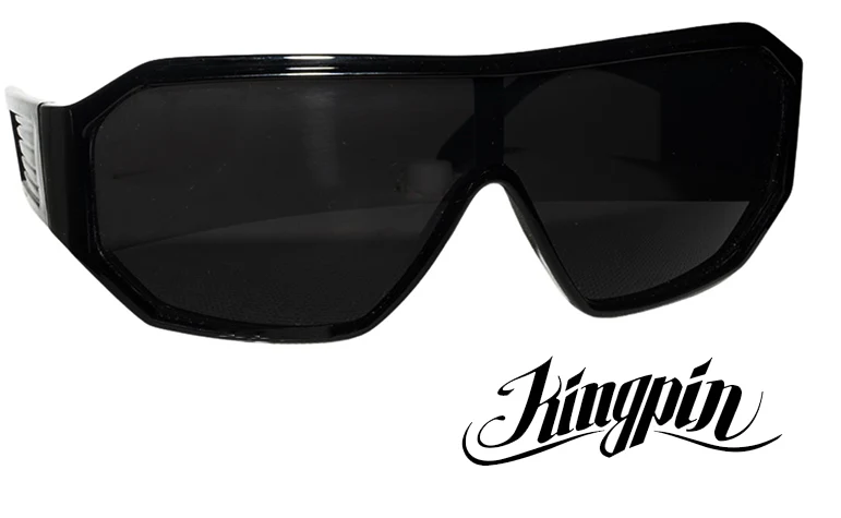 "KINGPIN"  Super Dark Large Frame Sunglasses - Image 2