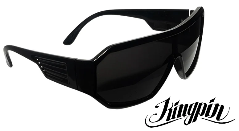 "KINGPIN"  Super Dark Large Frame Sunglasses - Image 3