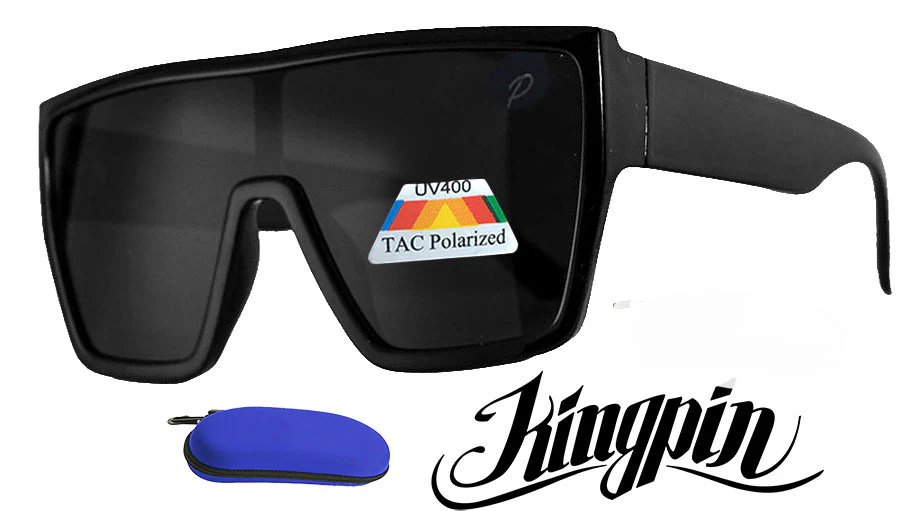 "KINGPIN"  Cat 4 Large Frame Polarized Sunglasses - Image 3