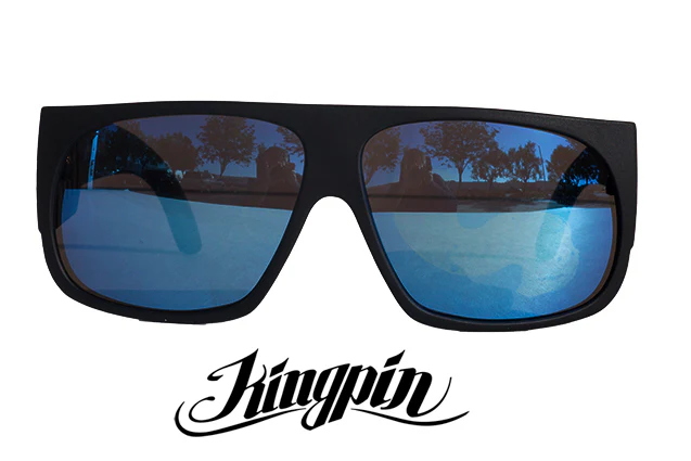 " KINGPIN" Super Dark / Blue Lens - Image 2