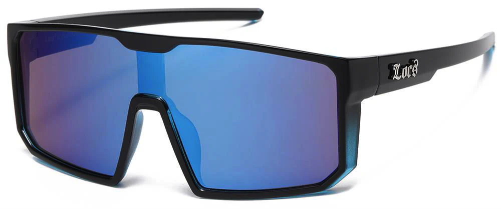 Locs large frame Extreme Sports Wrap Sunglasses - Image 2