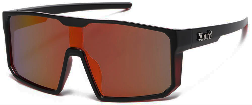 Locs large frame Extreme Sports Wrap Sunglasses - Image 4