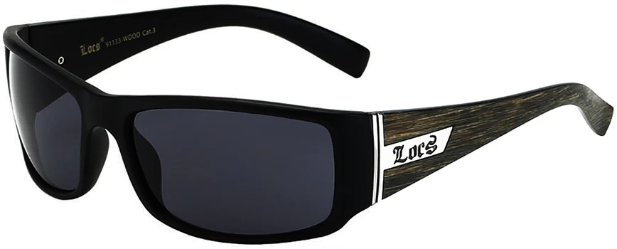 Locs Retro Flat Wood Grain Print