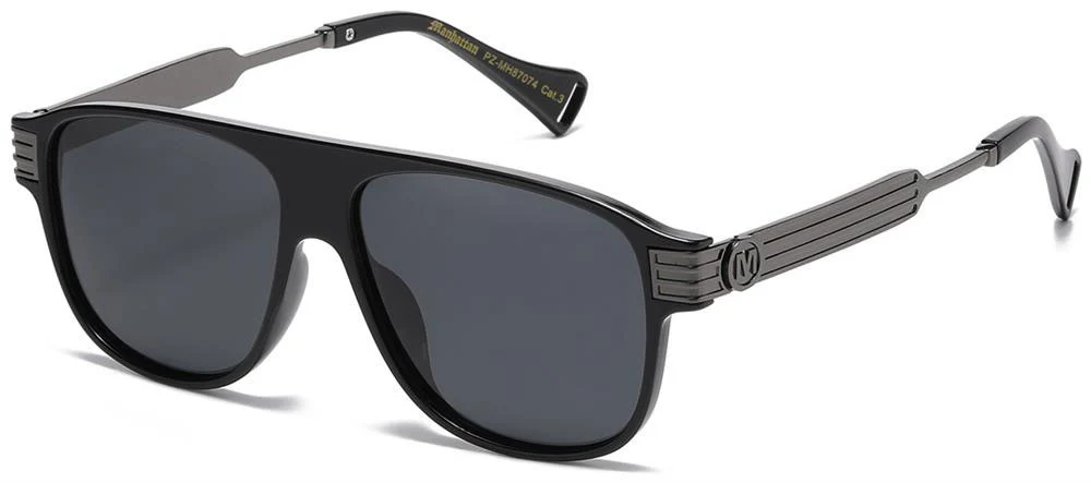 Manhattan Unisex Hip Hop Polarized Sunglasses - Image 2