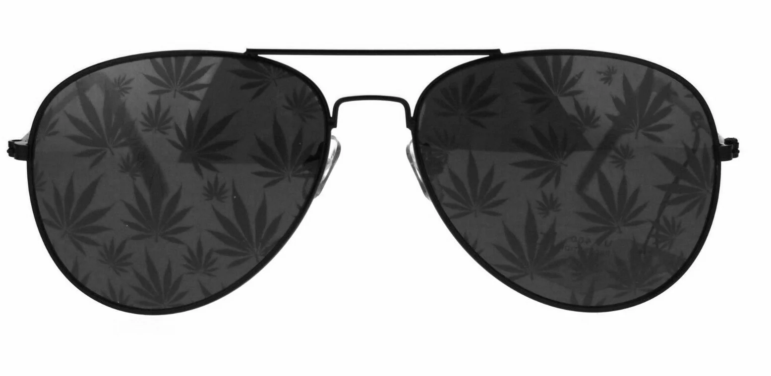 Marijuana Leaf Aviator - Image 2