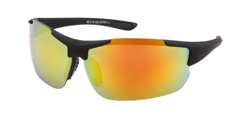 MEN'S SEMI-RIMLESS SPORT SOFT FINISH SUNGLASSES - Image 3