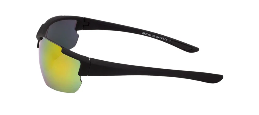 MEN'S SEMI-RIMLESS SPORT SOFT FINISH SUNGLASSES - Image 3