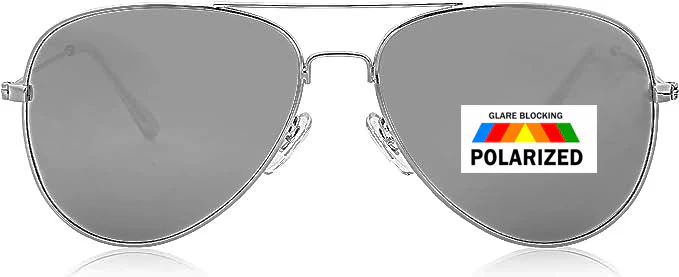 Mirror Polarized Aviator Sunglasses - Image 2