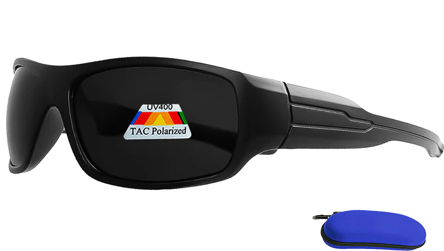 Polarized  Sports  Wrap Sunglasses -Logo Free - Image 2