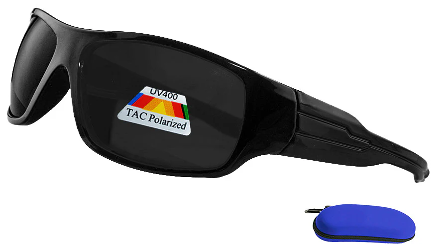 Polarized  Sports  Wrap Sunglasses -Logo Free - Image 3