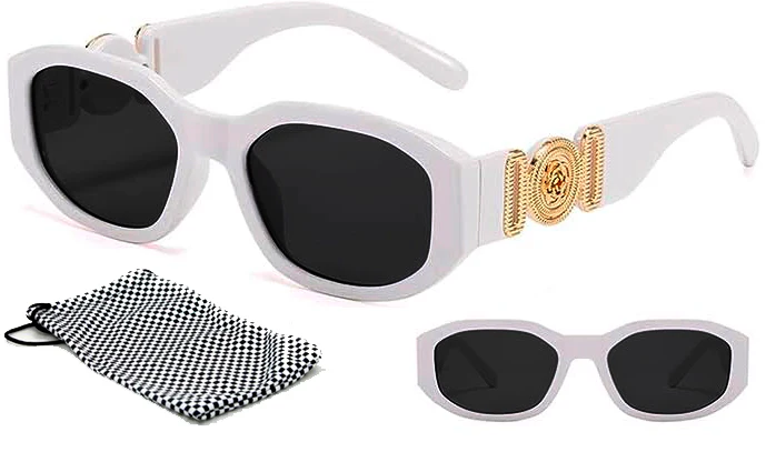 Men & Women Rectangular Hip Hop Shades - Image 4