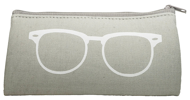 Silver Women's Zipper Pouch w/ Sunglass Print - Image 3