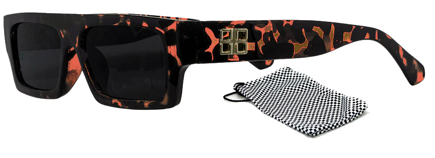 Men & Women Small Frame Super Dark Hip Hop Shades - Image 3