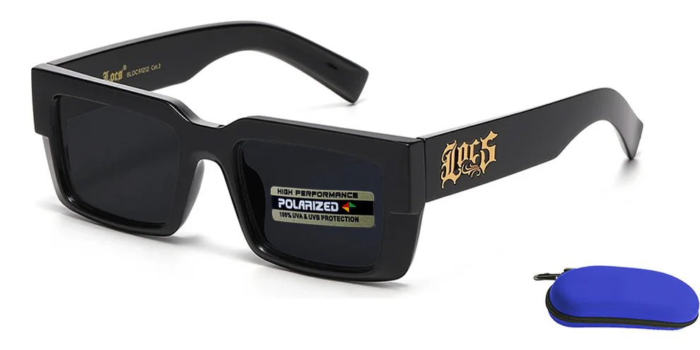 Square  Hip Hop Polarized Locs Shades