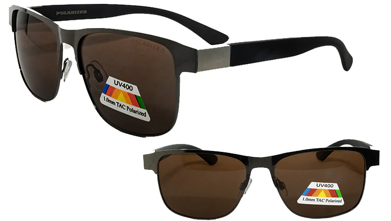 Square Men Polarized Locs Sunglasses ( No Logo) - Image 2